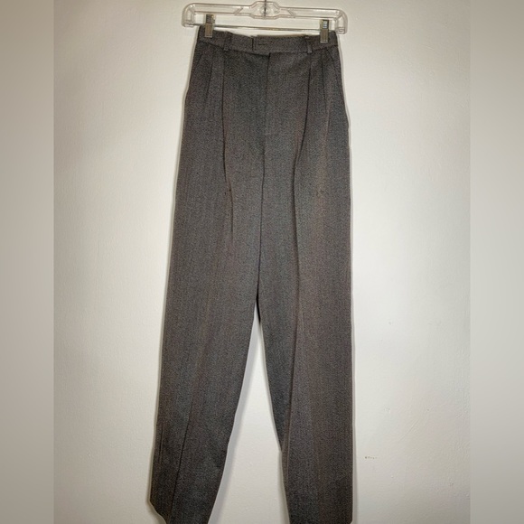 80s VTG Saint Laurent Wool Trousers - Picture 8 of 17